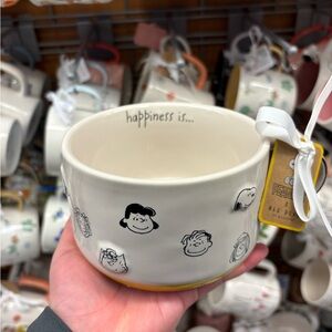 Rae Dunn x Peanuts Happiness Mug with Characters